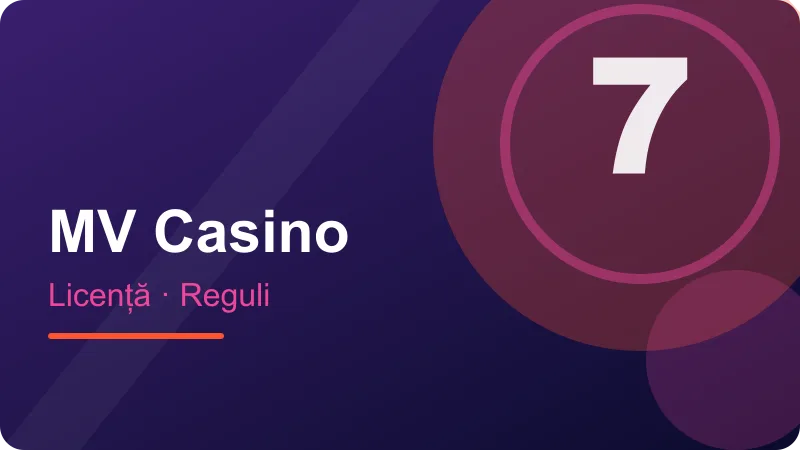 MV Casino – Joc responsabil la MV Joc responsabil la MV – ilustrație pentru secțiunea MV Casino